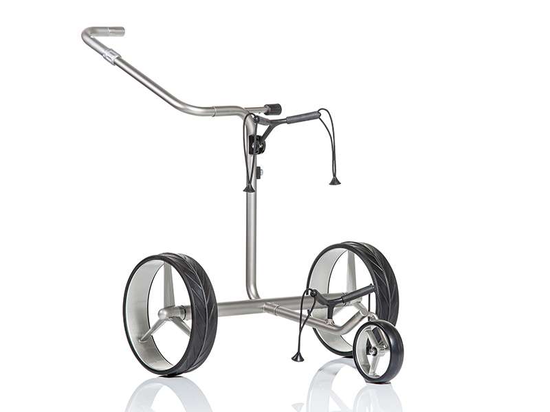 JuCad Junior Drive Stainless Steel - elektryczny wózek golfowy