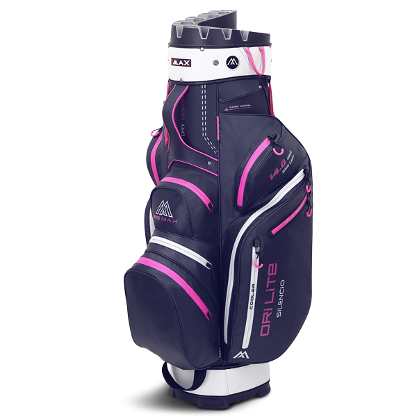 Torba wózkowa Big Max Dri Lite SILENCIO 2 (granatowo-fuksjowa)