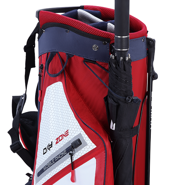 Torba stojąca Big Max DRI LITE FEATHER (granatowo-czerwono-biała)