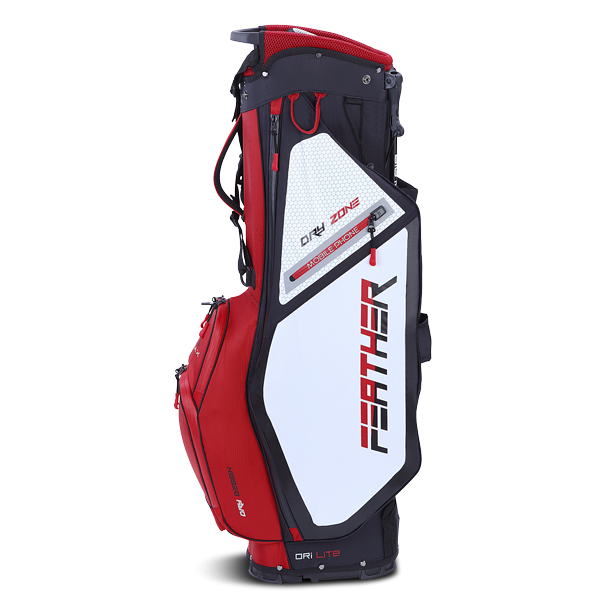 Torba stojąca Big Max DRI LITE FEATHER (czerwono-biało-czarna)