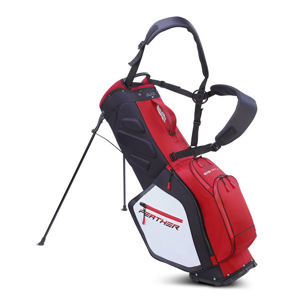 Torba stojąca Big Max DRI LITE FEATHER (czerwono-biało-czarna)