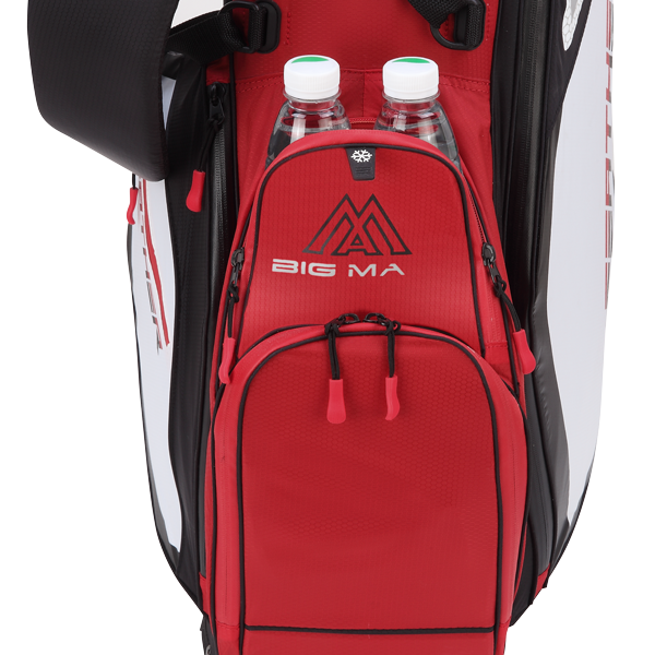 Torba stojąca Big Max DRI LITE FEATHER (czerwono-biało-czarna)