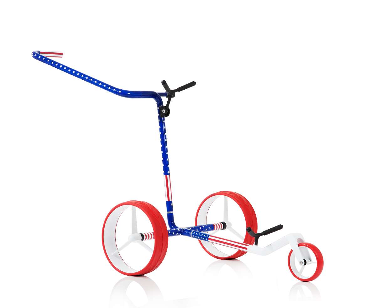 JuCad Carbon USA - manualny wózek golfowy