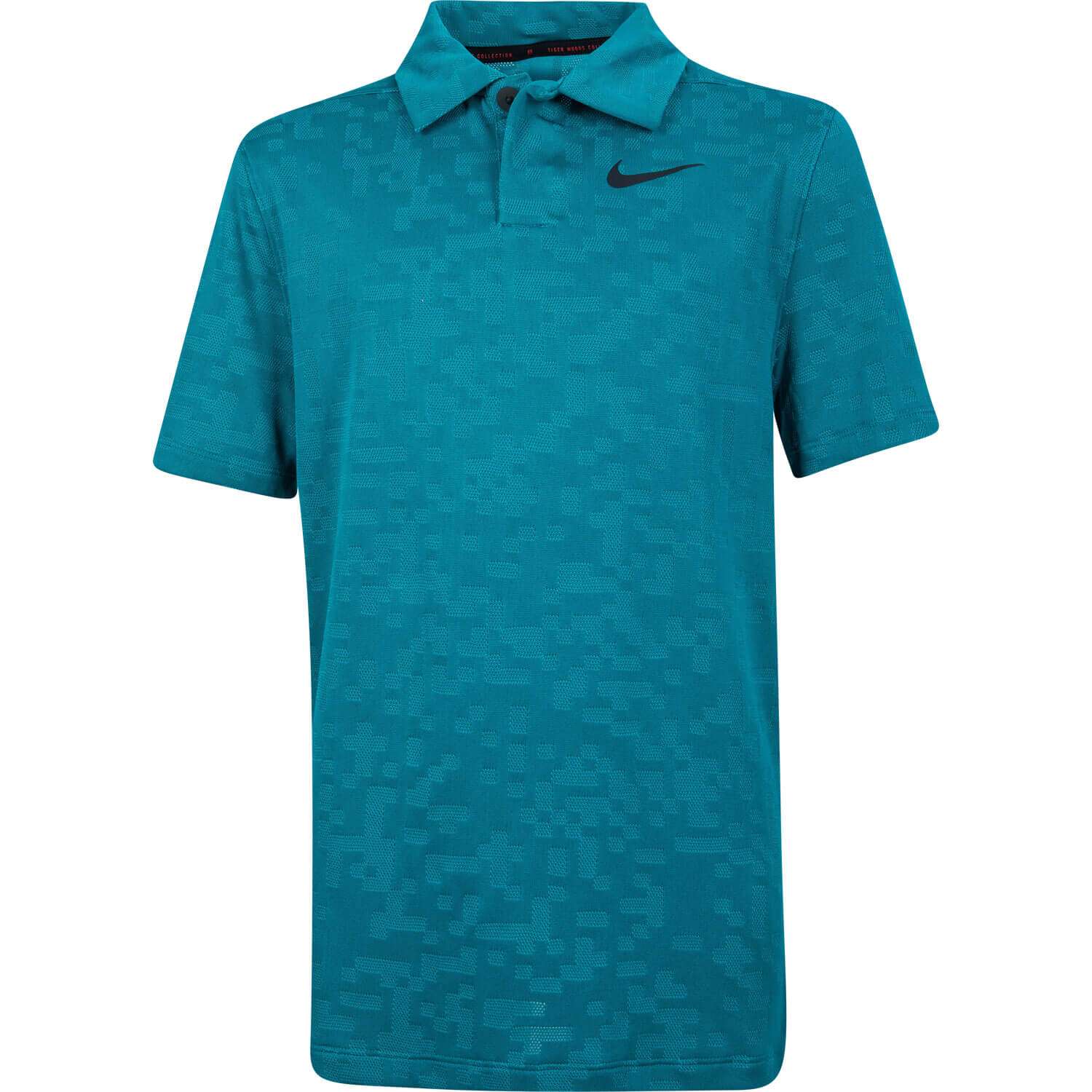 Koszulka Polo Juniorska Dri-Fit Tiger Woods - Turkusowa