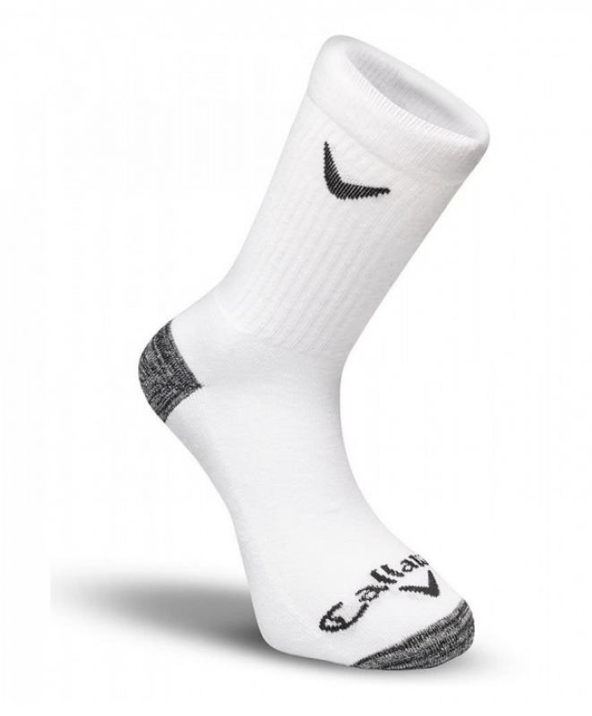 Skarpetki Callaway Sports Crew • Białe 3 pak