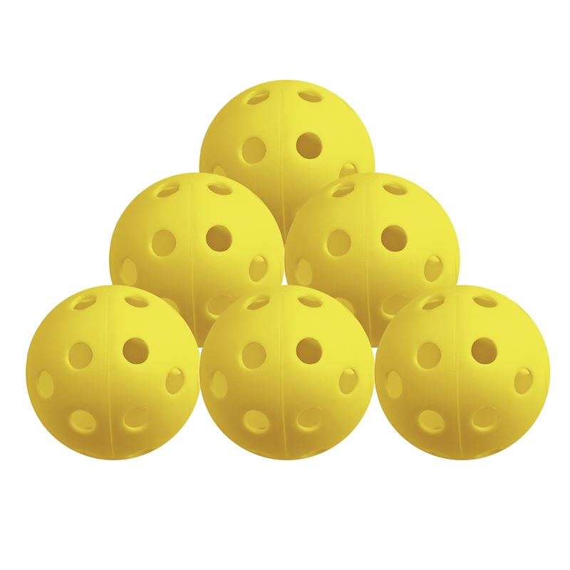 Plastikowe Piłki Longridge • Żółte 6pak