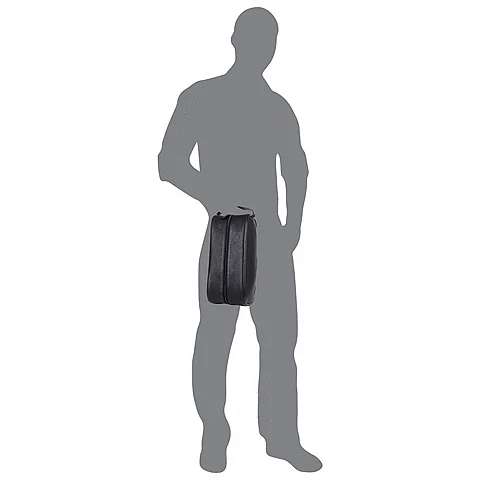 ECCO HADLEY LEATHER SHOEBAG Black