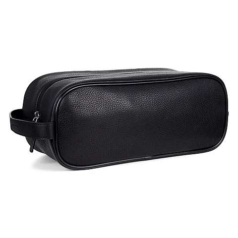 ECCO HADLEY LEATHER SHOEBAG Black