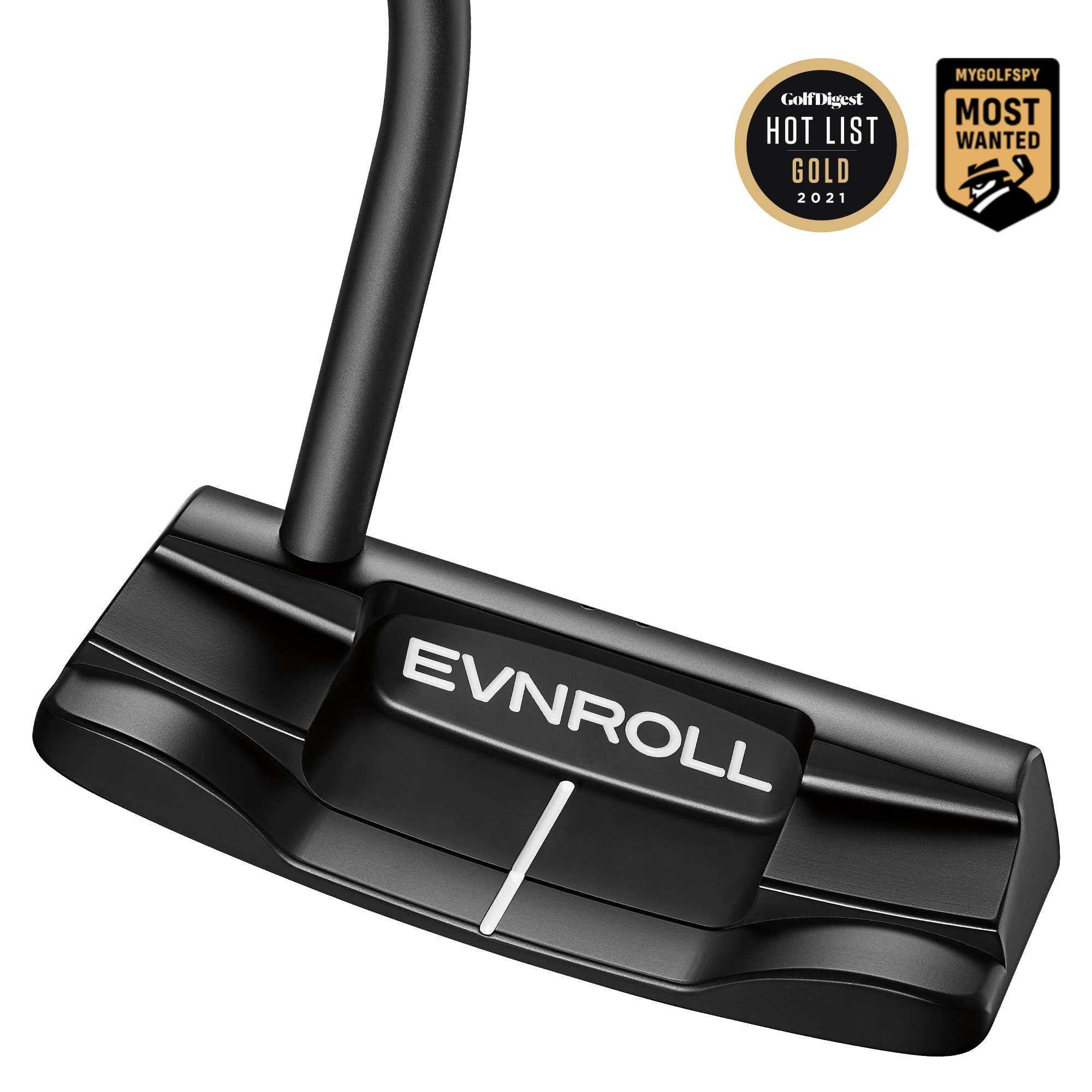 Putter EVNROLL ER2 Black MID Blade