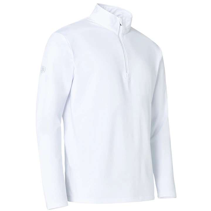 Bluza Abacus Jr DUNBAR Halfzip - Biała