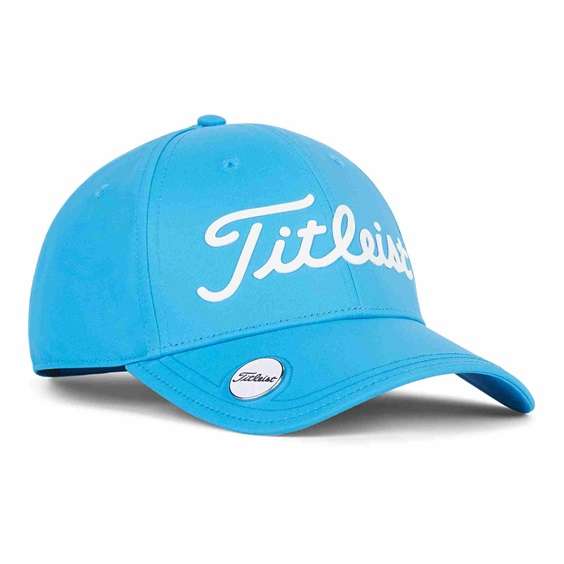 Czapka z daszkiem Titleist Players Preformance Ball Marker niebiesko biała