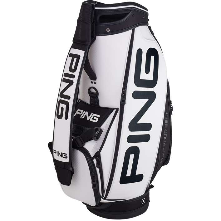 Torba golfowa PING Tour Staff Bag biało - czarna