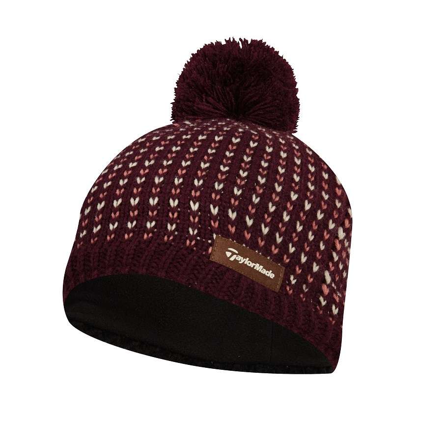 Czapka zimowa Taylormade Beanie • Bordowa