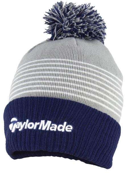 Czapka zimowa Taylormade Bobble Beanie • Granatowo - szara