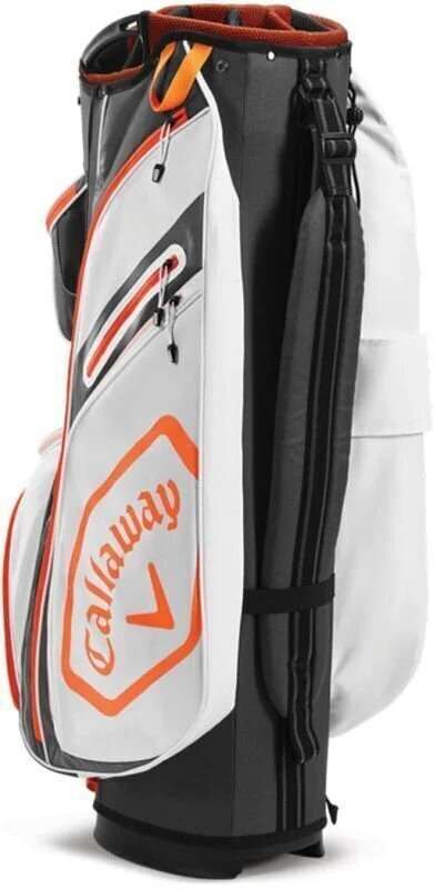 Torba golfowa Callaway Chev 14+ • Biało pomarańczowa