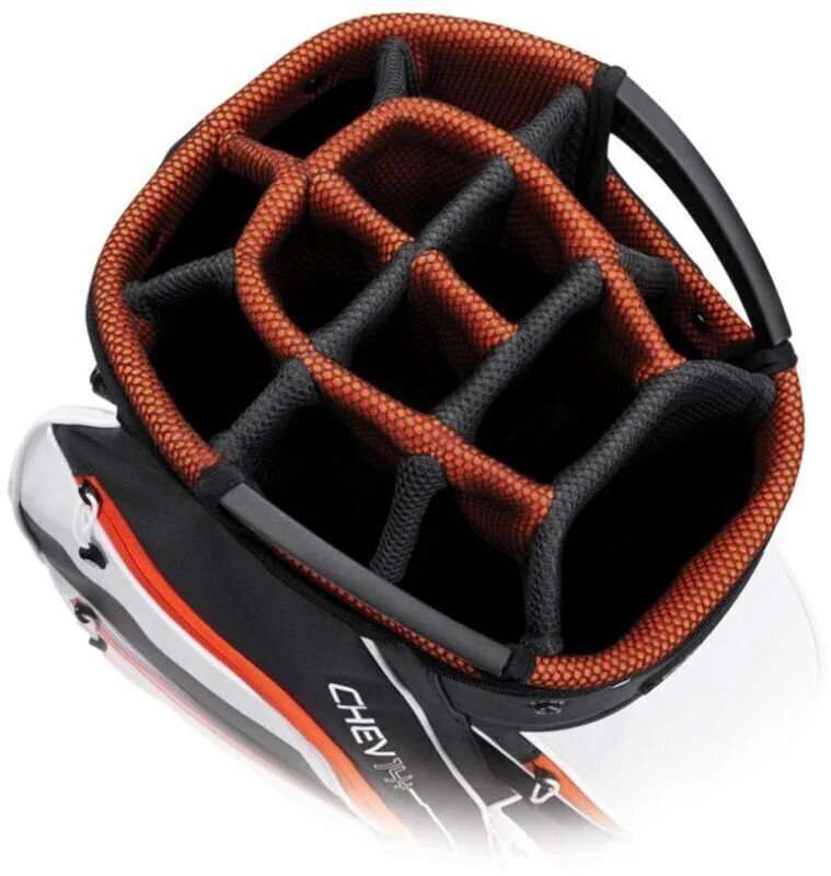 Torba golfowa Callaway Chev 14+ • Biało pomarańczowa