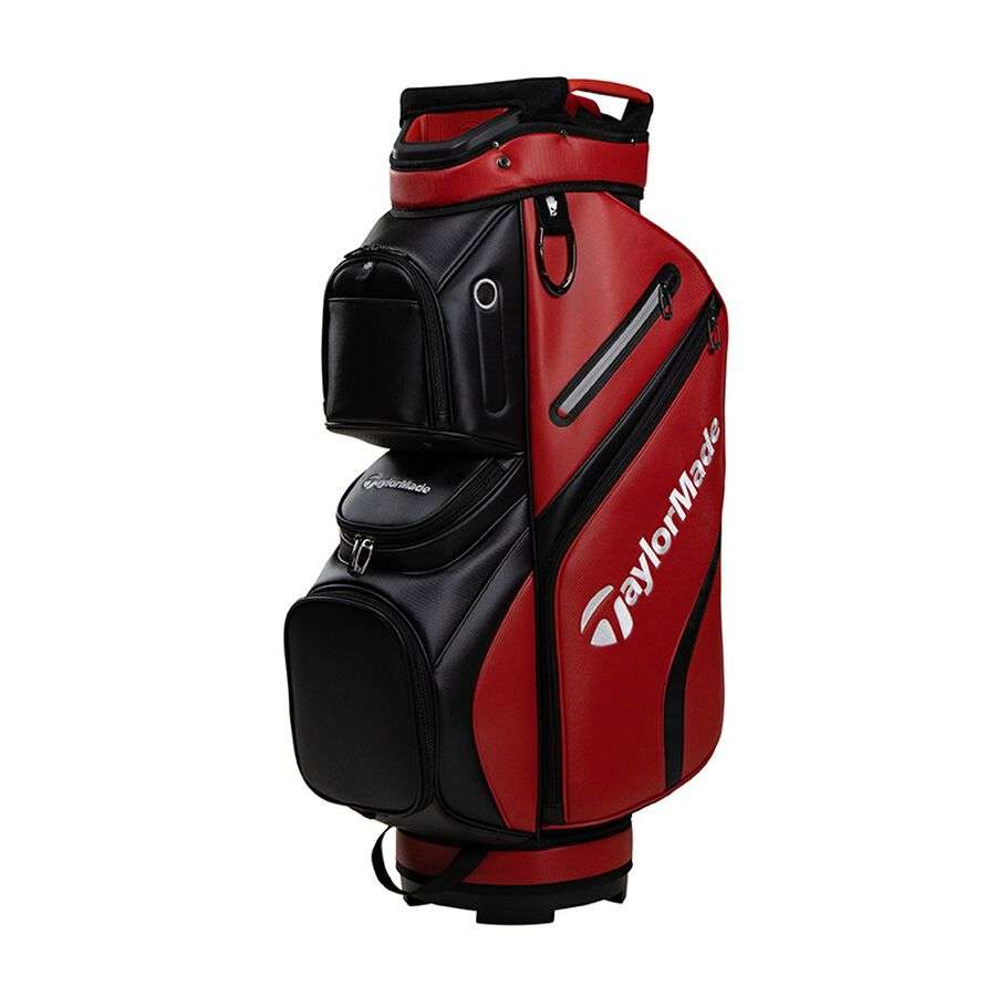 Torba golfowa TaylorMade Deluxe Cart • Czerwono-czarna