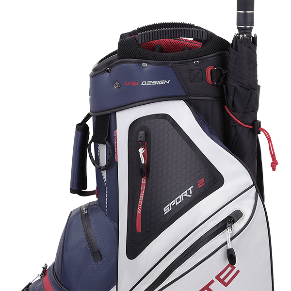Torba golfowa BIG MAX Dri Lite Sport 2 • Granatowo-srebrna