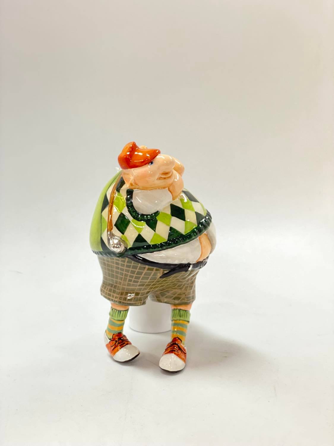 Bombka choinkowa Golfista • Zielony sweterek