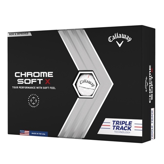 Piłki golfwe Callaway Chorme Soft X TripleTrack
