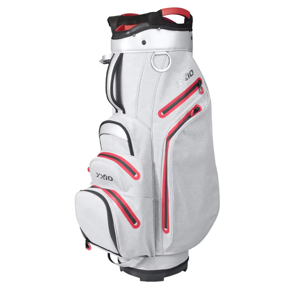 Torba golfwa XXIO Premium Cart Bag • Szaro czerwona
