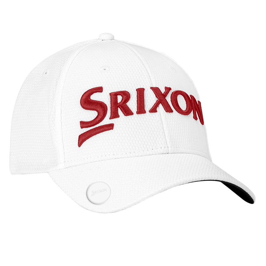 Srixon Ball Marker Cap 2023 • Biało - czerwona