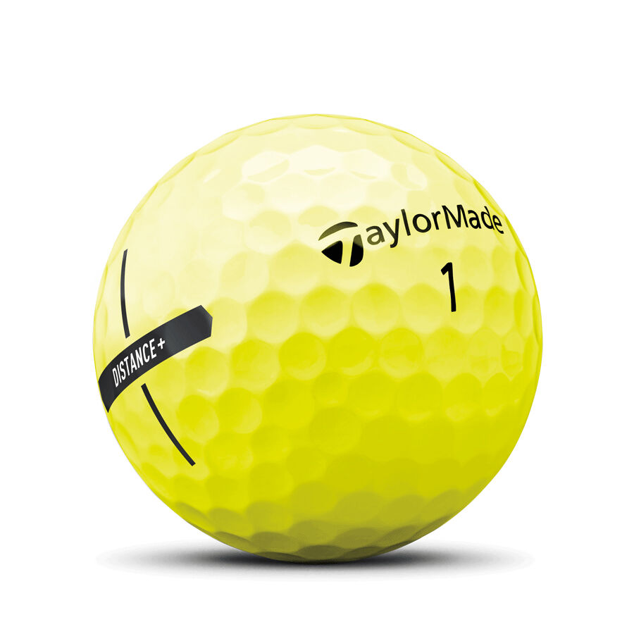 Piłki golfowe Taylormade Distance + • Żółte