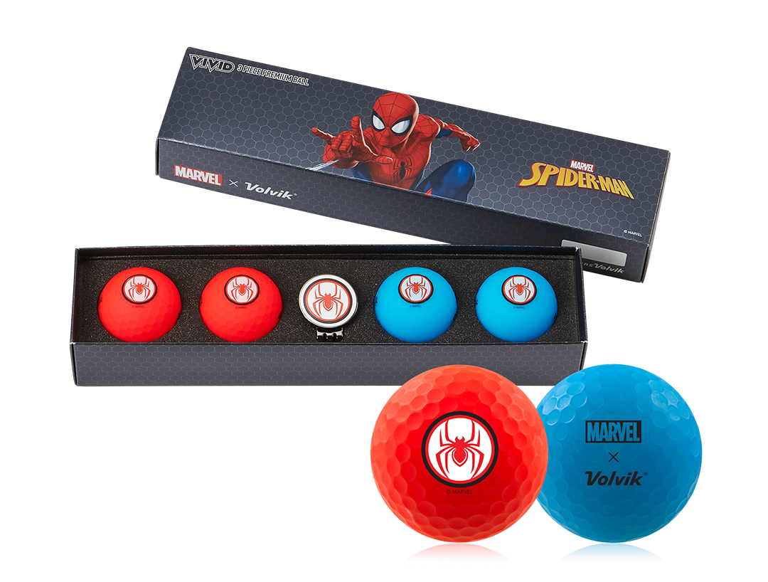 Piłki golfowe Volvik Spider Man