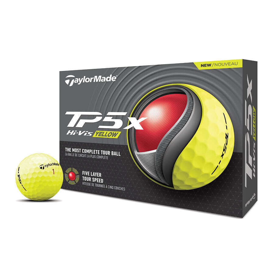 Piłki golfowe Taylormade TP5x Pix Yellow