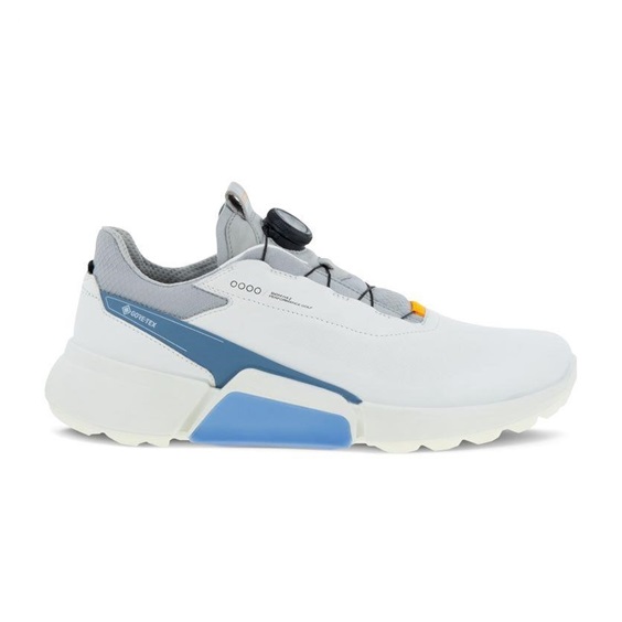 ECCO M GOLF BIOM H4 BOA • White Retro Blue