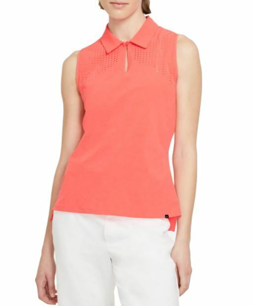 Polo bez rękawków Nike Dry Flex Ace • Pomarańczowe