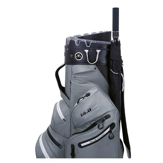 Torba golfowa BIG MAX Dri Lite SILENCIO 2 • Szaro czarna