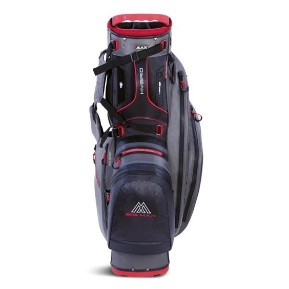 Torba golfowa BIG MAX Dri lite Hybrid 2 • Szaro czarno czerwona