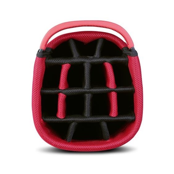 Torba golfowa BIG MAX Dri lite Hybrid 2 • Szaro czarno czerwona