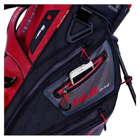 Torba golfowa Big Max Dri Lite 2 • Czarno czerwona