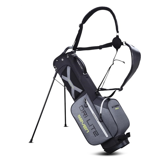 Torba golfowa BIG MAX Dri Lite Seven G • Czarno szaro limonkowa