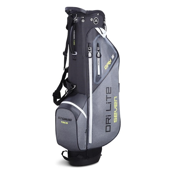 Torba golfowa BIG MAX Dri Lite Seven G • Czarno szaro limonkowa
