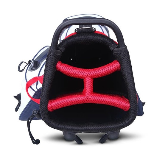 Torba golfowa BIG MAX Aqua Seven G • Biało granatowo czerwona