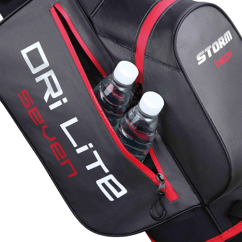 Torba golfowa BIG MAX Dri Lite Seven G • Czarno czerwona
