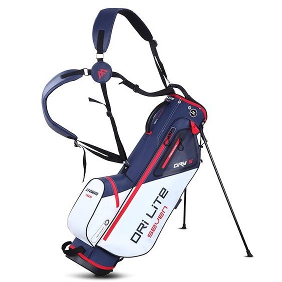 Torba golfowa BIG MAX Dri Lite Seven G • Biało granatowo czerwona