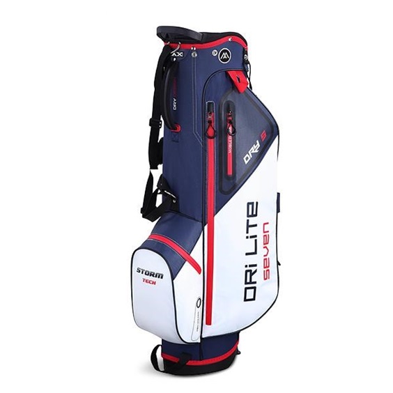 Torba golfowa BIG MAX Dri Lite Seven G • Biało granatowo czerwona
