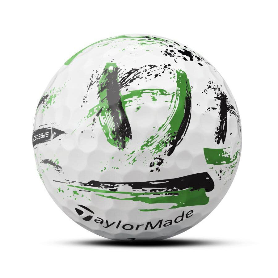Piłki golfowe Taylormade Speed Soft INK • Zielone