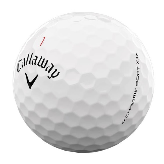 Piłki golfowe Callaway Chrom Soft X • Białe