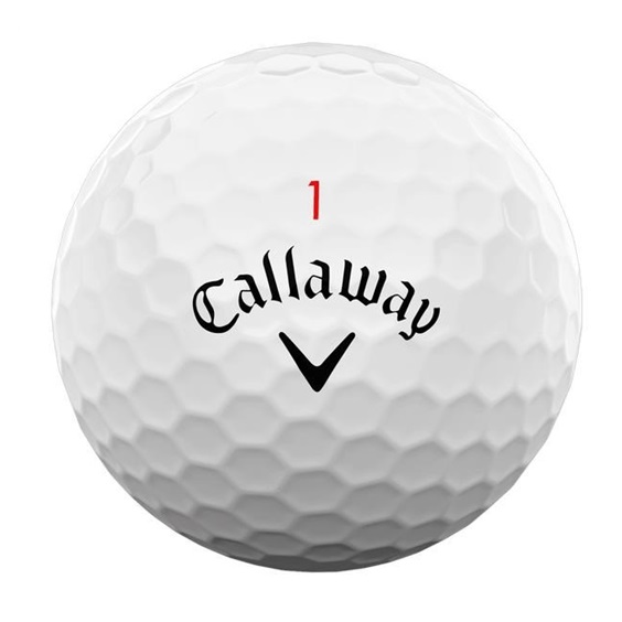 Piłki golfowe Callaway Chrom Soft X • Białe